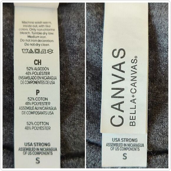 Bella Canvas Vintage 1991 graphic tee shirt sz S - Picture 7 of 7